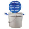 Il Frankford Arsenal Quick-n-EZ Rotary Sifter include un separatore Rotary Quick-N-EZ™, un secchio di plastica, 2 supporti per secchio e 2 alette anti-splash.