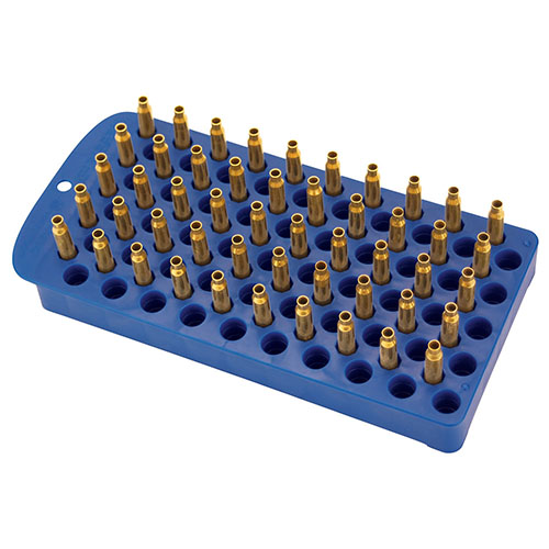 La Universal Reloading Tray de Frankford Arsenal est polyvalente, compatible avec des cartouches de .17 à .458 et de 9mm à 500 S&W, et peut contenir 50 douilles.