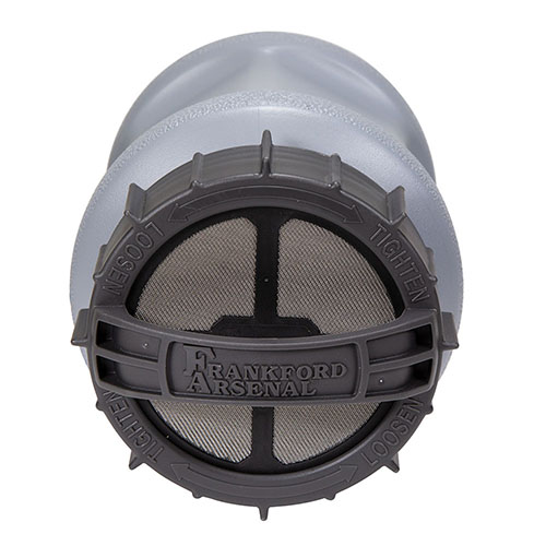 Die Frankford Arsenal Rotary Tumbler Straining Caps sind robuste Drahtgitterkappen, die dir helfen, dein Messing und Edelstahl nach dem Tumbeln zu spülen, ohne Pins zu verlieren.