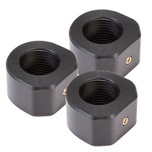 Les blocs de die Frankford Arsenal en aluminium permettent de maintenir 3 dies à la bonne hauteur, tout en étant empilables dans un boîtier de rangement pratique.