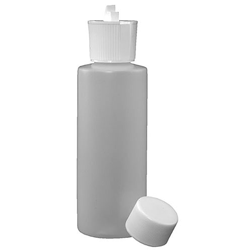 Ce pack de 3 bouteilles en Polyethylene haute densité de 4 oz est idéal pour le banc ou le tir, parfait pour les solvants, huiles et plus, avec 2 bouchons par bouteille.