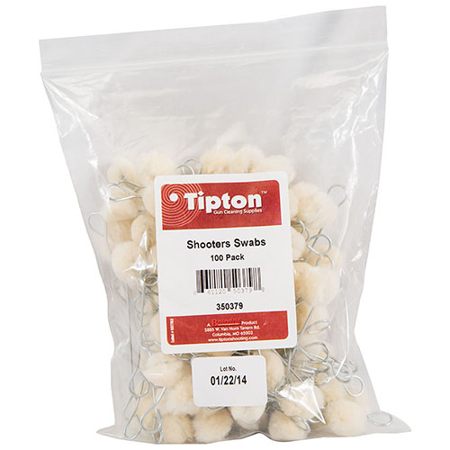 I Tipton Shooters Swabs, con manico in filo, sono ideali per applicare lubrificanti e solventi, perfetti per pulire aree difficili da raggiungere.