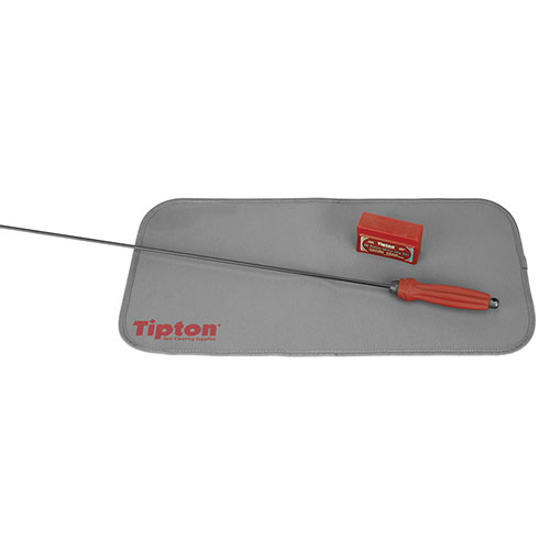 Die Tipton Maintenance Mat schützt deine Waffenoberflächen, absorbiert Öle und Lösungsmittel und ist handwaschbar – perfekt für deine Werkbank!