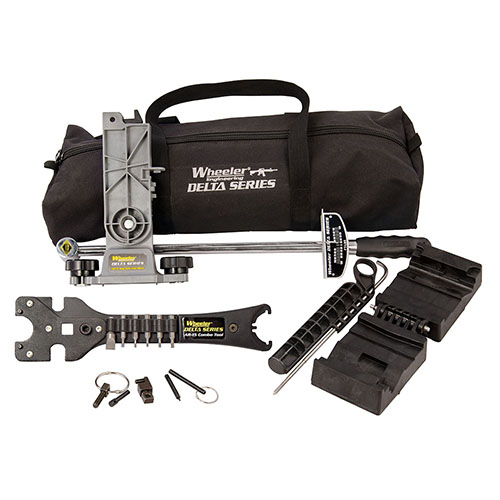 Il Wheeler® Delta Series AR Armorer’s Essentials Kit offre tutti gli strumenti necessari per costruire, riparare e mantenere fucili AR-15/M16 in modo preciso e semplice.