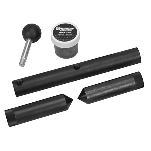 Il Wheeler Scope Ring Alignment and Lapping Kit 30mm garantisce un allineamento perfetto delle anelli, prevenendo danni al mirino e frustrazioni al poligono.