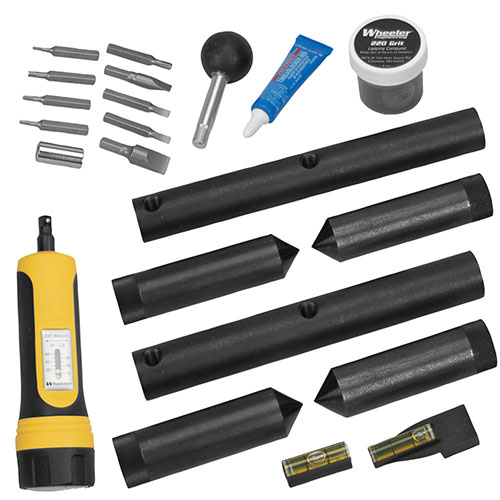 Das Wheeler Scope Mounting Kit Combo enthält 1" & 30mm Alignments- und Lapping-Stangen, um eine präzise Montage deiner Zielfernrohre zu gewährleisten.