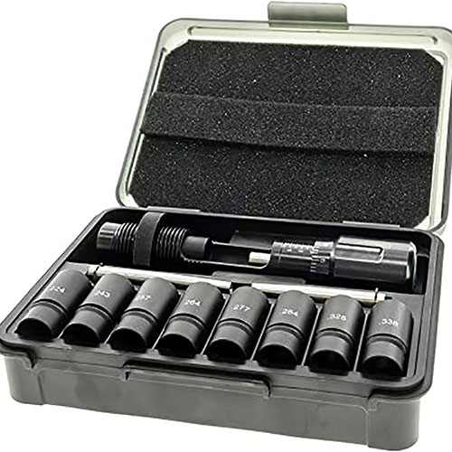 Die Frankford Arsenal Universal Bullet Seating Die ist präzise und vielseitig, ermöglicht exakte Mikroanpassungen der Sitztiefe für .224 bis .338 Kaliber.