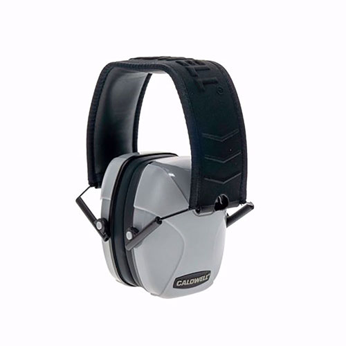 Le cuffie Caldwell Passive offrono una protezione acustica con 30dB NRR, comfort eccellente e design pieghevole, disponibili per adulti e giovani.