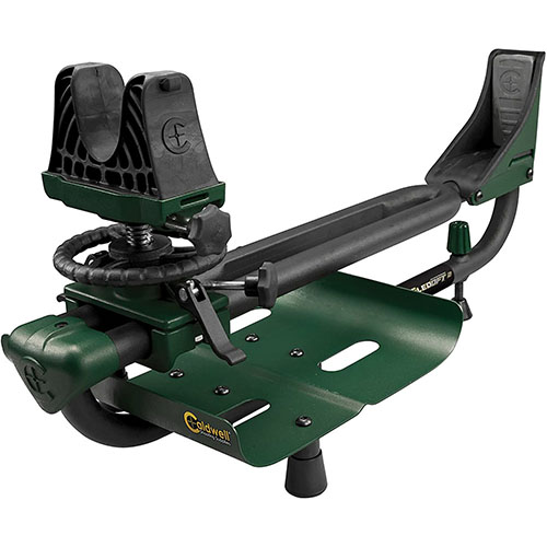 Il Caldwell Lead Sled® DFT™ 2 offre la migliore riduzione del rinculo, si adatta a qualsiasi fucile o carabina e consente regolazioni facili e precise.