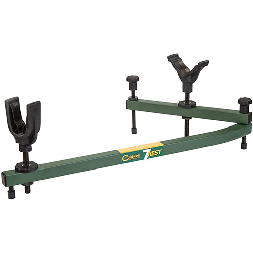 Der Caldwell 7-Rest™ bietet aussergewöhnliche Stabilität, verstellbare Unterstützung und ist für Links- und Rechtshänder geeignet – perfekt für jedes Gewehr!