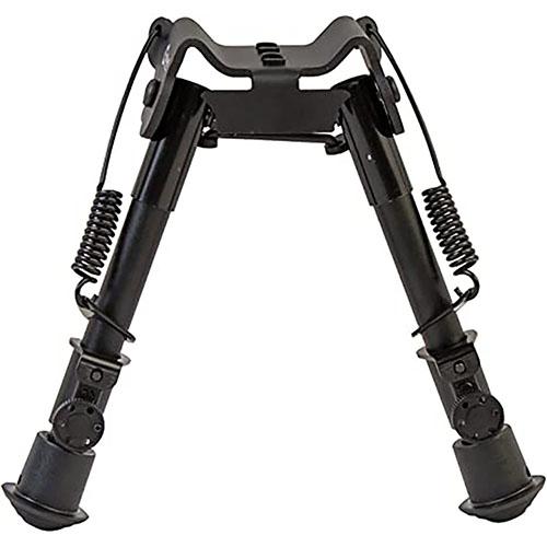 Découvre le bipied Caldwell M-LOK/KEYMOD XLA 9”-13”, léger et robuste, avec des jambes déployables rapidement et des pieds en caoutchouc pour une stabilité optimale.