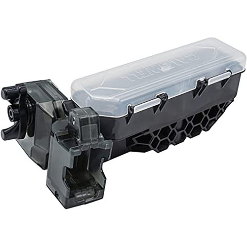 Der Caldwell 22LR Rotary Mag Charger ist der schnellste Magazinlader für T/CR22 und 10/22, hält bis zu 100 Schuss und erleichtert das Laden enorm.