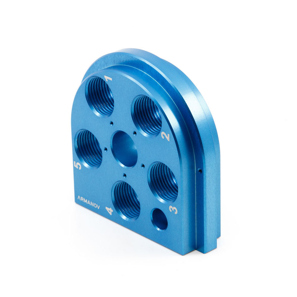 L'ARMANOV Dillon 650 ToolHead offre una precisione superiore grazie al design Zero Play e Free Float, garantendo allineamento ottimale delle munizioni.