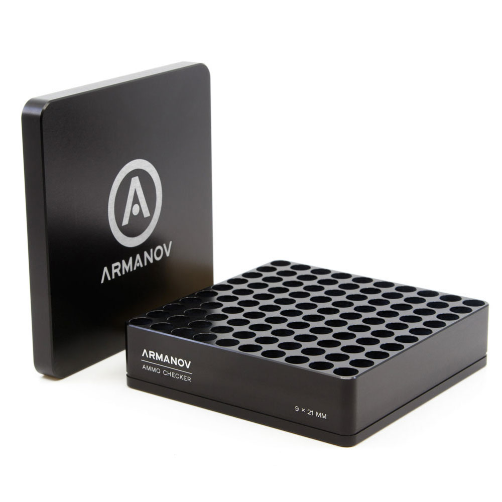 Le Gauge Box Armanov avec couvercle flip te permet de vérifier 100 cartouches rapidement, réduisant les risques de pannes et améliorant ta précision en compétition.