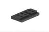 Ce support ERATAC pour interface universelle permet une intégration facile des optiques Aimpoint Acro ou Armadot, avec vis Torx incluses pour une installation sécurisée.
