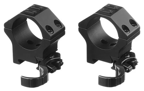 Die ERATAC Ring Mounts bieten robustes Aluminium, schnelle Montage mit QD-System, anpassbare Rail-Tension und eine vielseitige Schnittstelle für Zubehör.