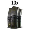 Avec le CROSS MAG 10/10, tu as deux chargeurs de 10 coups facilement couplables, transparents et résistants, parfaits pour un chargement rapide et pratique.