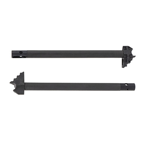 I piedi a spillo BLK LBL per bipod garantiscono stabilità su qualsiasi superficie e condizioni atmosferiche, con un facile cambio in pochi secondi.
