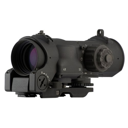 Découvre le ELCAN 1-4x32mm, un viseur révolutionnaire avec réglage 1x à 4x, réticule éclairé et un champ de vision élargi pour tous les environnements de combat.
