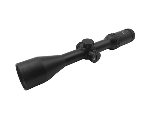 Le Falke 2-12x50 L4 Scope offre un réticule Mil Dot illuminé, 11 niveaux de luminosité, une précision exceptionnelle et des ajustements de grossissement rapides.