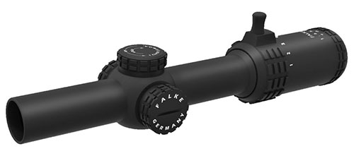 Avec un zoom 6x, le Falke 1-6x24 L4 offre des images nettes, une réticule illuminée pour chasser dans l'obscurité et une surface résistante aux rayures.