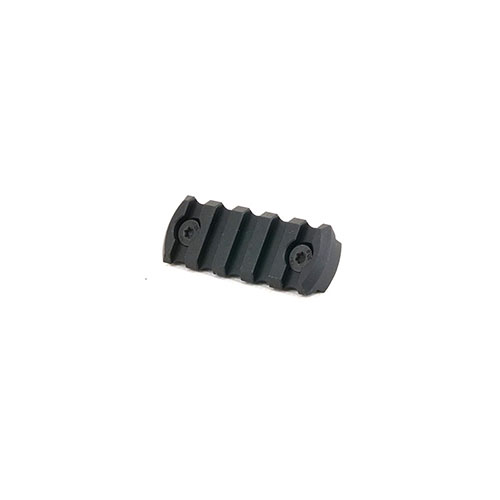 Le rail Picatinny Tactical M-LOK est en aluminium 6061-T6, anodisé noir, avec plusieurs longueurs, un support de sangle QD et le matériel de montage inclus.
