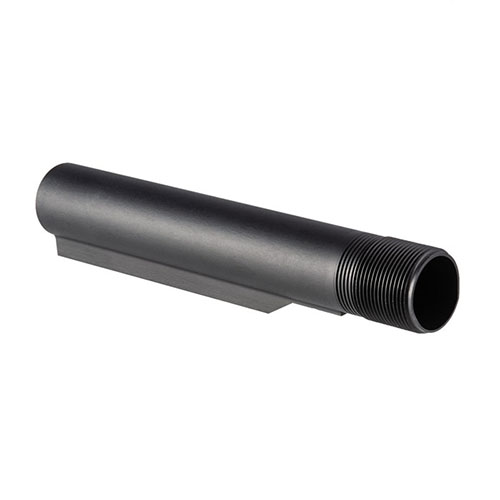 Le Buffer Tube Carbine de German Tactical Systems en aluminium 6061-T6 est léger, durable, compatible avec les stocks mil-spec et offre des ajustements LOP flexibles.