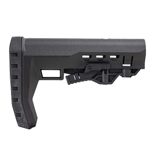 Le Breacher AR-15 Mil-Spec Stock est léger, ajustable et optimisé pour les gilets pare-balles, offrant un confort et une stabilité exceptionnels lors du tir.