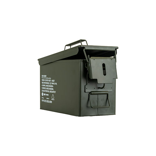 Die BW Ammo Can Size 2 von German Tactical Systems bietet sicheren Stauraum mit robustem Stahl, luftdichtem Verschluss und praktischem Tragegriff für deine Ausrüstung.
