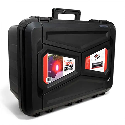Il MagnetoSpeed T1000 THI Match Pack offre indicatori di colpo affidabili e precisi, perfetti per tiratori competitivi e ambienti di allenamento.