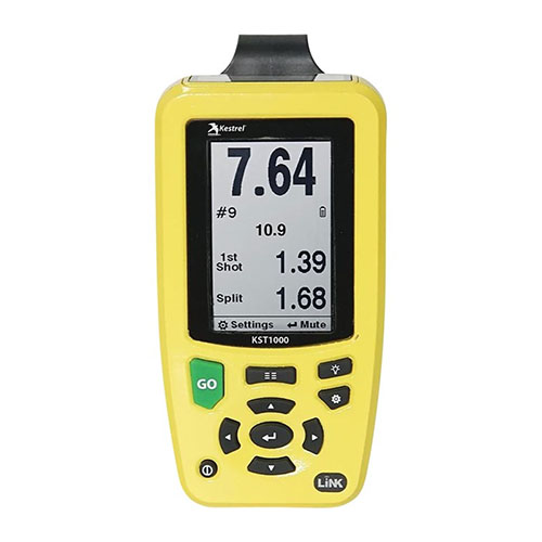 Le KST1000 Shot Timer est robuste, étanche et facile à utiliser, avec des modes personnalisables et une connectivité Bluetooth pour un entraînement efficace.