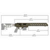 Le système de châssis TAC21 Gen 2 offre une précision de benchrest, une ergonomie supérieure et une installation rapide, sans besoin de bedding.