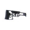 Le MDT Skeleton Rifle Stock V5 Standard offre un confort optimal grâce à ses réglages sans outil pour la crosse et le repose-joue, idéal pour les châssis TAC21, LSS-XL et HS3.
