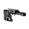Le MDT Skeleton Carbine Stock offre une performance exceptionnelle avec une ajustabilité sans outil, ergonomie optimale, et s'adapte parfaitement aux châssis LSS et AR-15.