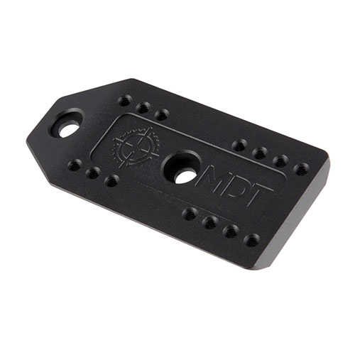 Le MDT M-Lok Arca Swiss Rails offrono un attacco sicuro per fucili su treppiedi e bipiedi, con profili standard e angolati per adattarsi perfettamente.