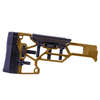 Le MDT Skeleton Rifle Stock offre un ajustement sans outils pour un confort optimal, avec des réglages horizontaux, verticaux et de cant pour un tir parfait.