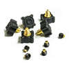 Das MDT Buttstock Set Screw / Wheel Knob Replacement Kit enthält 5 Set Screws und 5 Wheel Knobs, ideal für die Wartung und Anpassung deiner MDT Buttstocks.