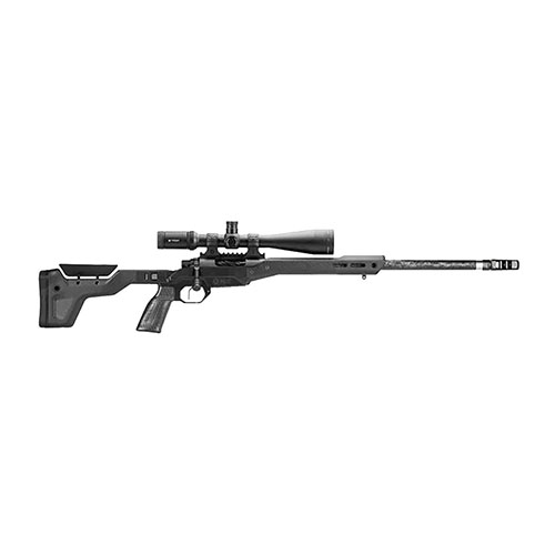 Découvre le MDT HNT-26, le châssis de chasse le plus léger du marché à seulement 26oz, incluant un base en magnésium et des composants en carbone.