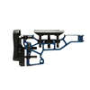 L'MDT Skeleton Rifle Stock offre regolazioni senza attrezzi per comfort e prestazioni ottimali, con opzioni di piegatura e adattamenti per la posizione di tiro.