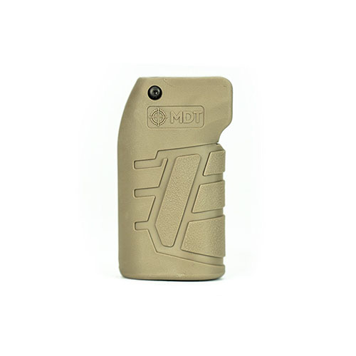 Il MDT Vertical Grip Elite è il grip più regolabile disponibile per l'interfaccia AR-15, compatibile con fucili a chassis e AR10/15 a seconda del modello.
