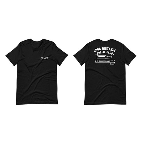 Découvre le T-Shirt Long Distance de MDT, fabriqué en coton/polyester 60/40, doux et confortable, idéal pour tes aventures en plein air.