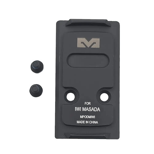 Le MPO PRO-F Direct Mount Plate de MEPROLIGHT te permet de monter facilement une optique sur ton IWI Masada, offrant robustesse et précision pour tes tirs.