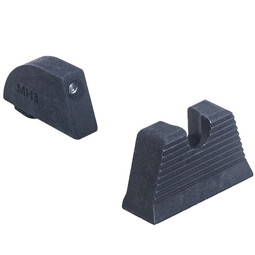 Die GLOCK MPO-DS Back Up Sights von Meprolight bieten dir präzise Zielerfassung mit H-Front 5mm und Rear 7.5mm für zuverlässige Schussgenauigkeit.