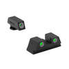 I mirini fissi Meprolight Tru-Dot offrono visibilità superiore e acquisizione rapida del bersaglio, con illuminazione tritium verde per condizioni di scarsa luminosità.