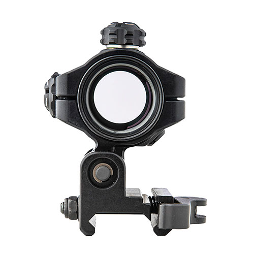 Le Mepro MX3-T/F est un grossisseur 3x léger et durable, se fixe sur le rail Picatinny et se déplace sur le côté pour un tir à distance rapide sans re-zero.