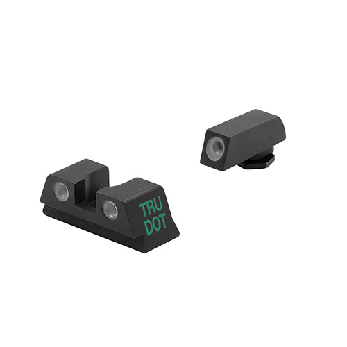 Améliore ta précision avec les viseurs nocturnes auto-illuminés Meprolight TRU-DOT® pour Glock, offrant une visibilité optimale jour et nuit.