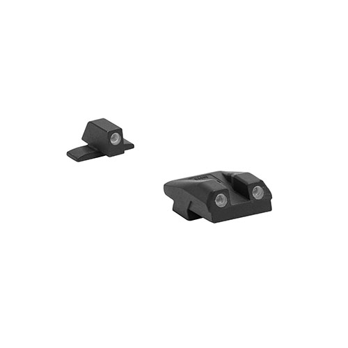 Améliore tes tirs avec les Tru-Dot® de Meprolight, des viseurs auto-illuminés qui garantissent une précision accrue de jour comme de nuit.