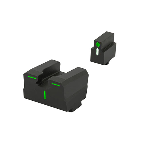 Améliore ta précision avec les visées nocturnes auto-illuminées Meprolight Tru-Dot® R4E, parfaites pour toutes les conditions de lumière.
