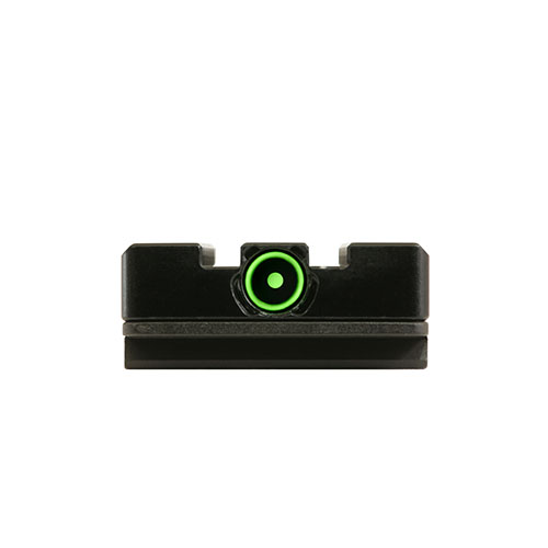 Die Mepro FT Bullseye™ Visierung bietet blitzschnelle, intuitive Zielerfassung mit Tritium und Faseroptik – perfekt für jede Lichtbedingung.
