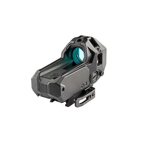 Der MEPRO M22 ist ein kompakter Reflexvisier mit automatischer Tag-Nacht-Beleuchtung, robust und ohne Batterien, ideal für jede Umgebung.